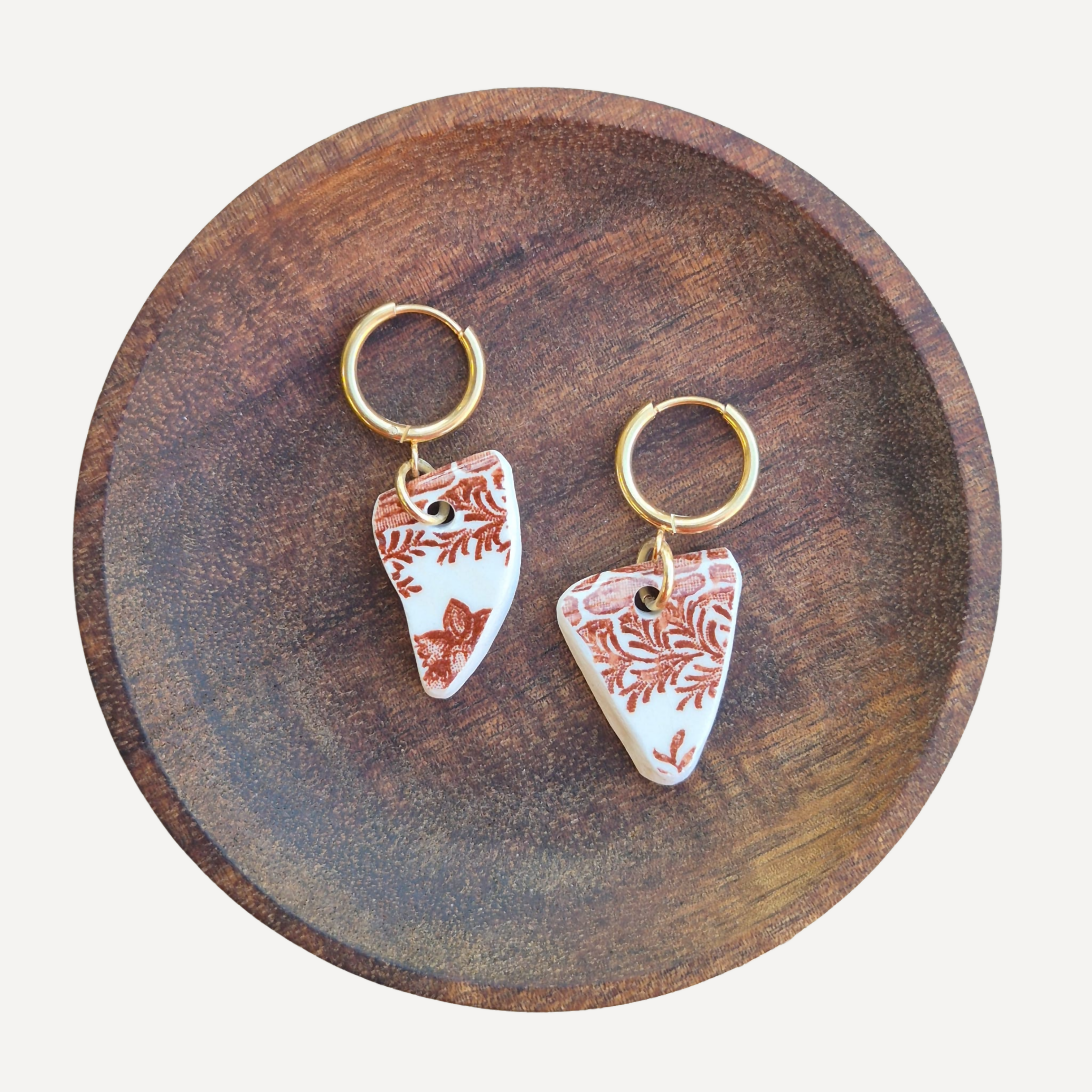 Recycled Ceramic Earring