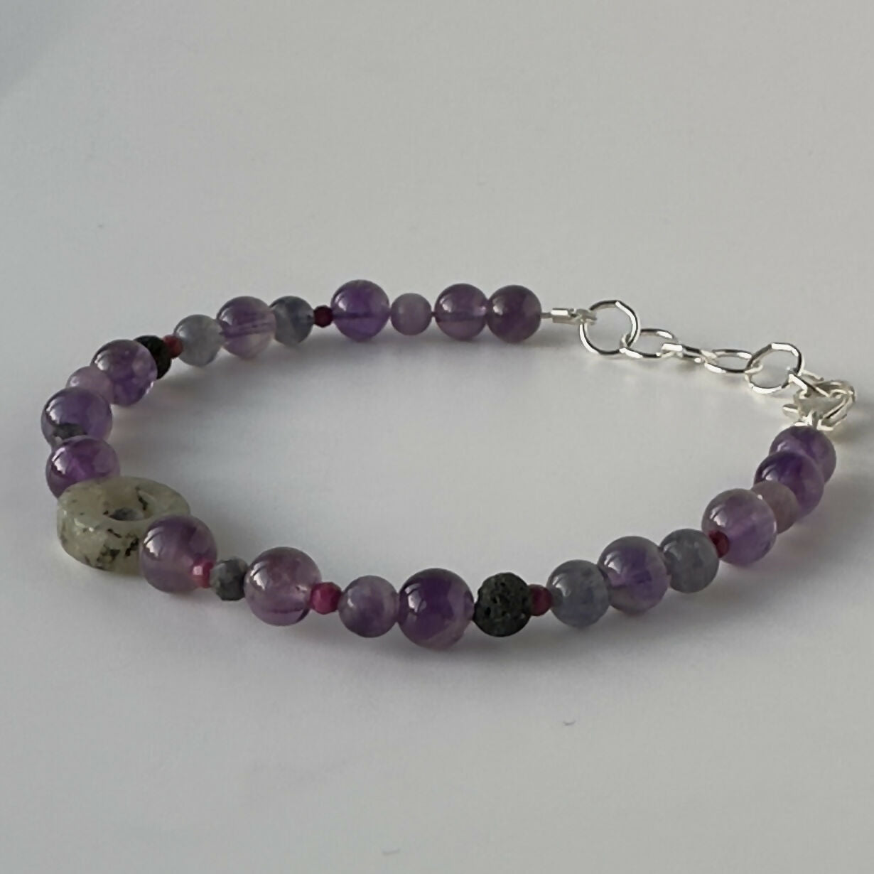 VISION BRACELET | STERLING SILVER & STONE BRACELET FOR PERCEPTION