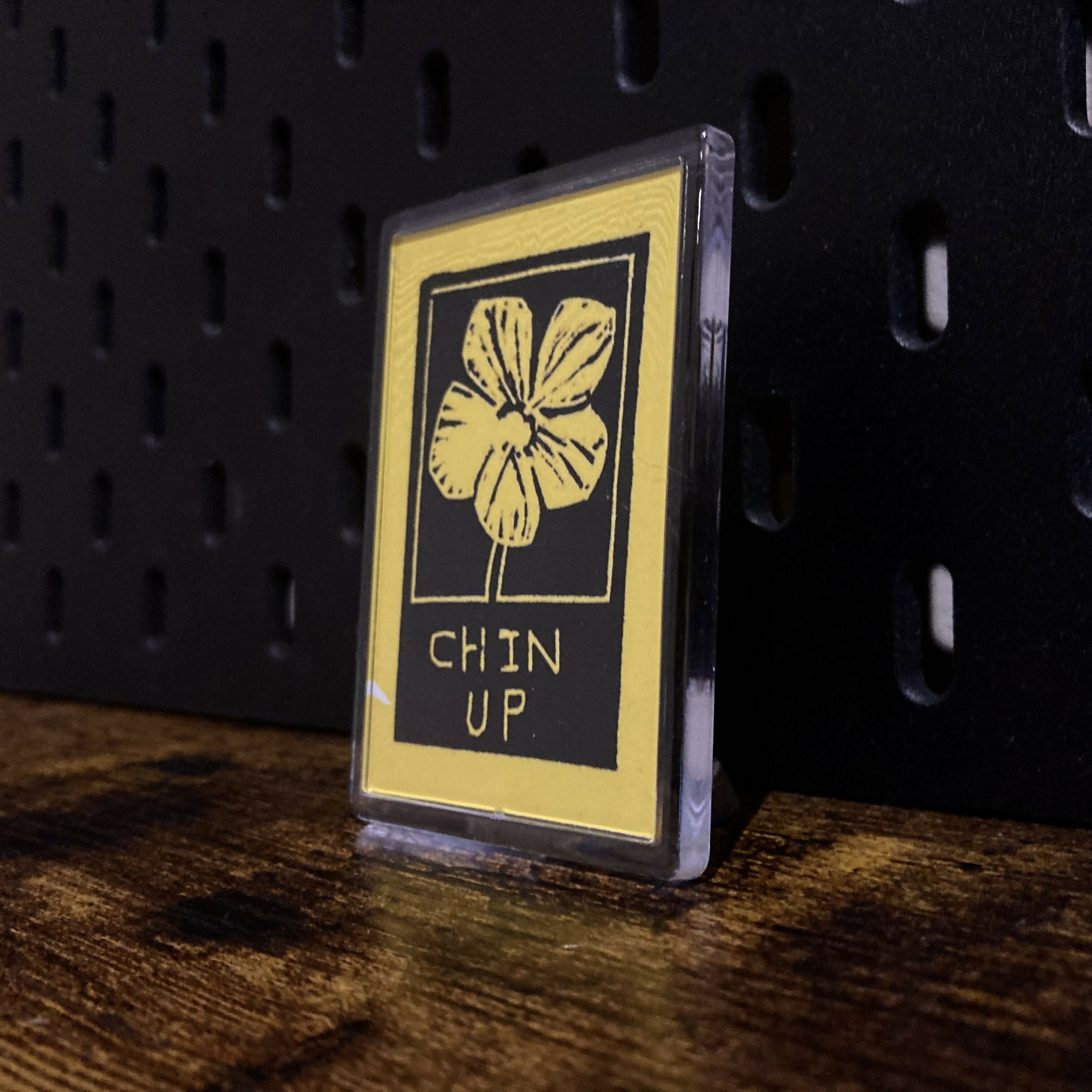 Magnet - Digital print of Buttercup lino