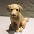 Ceramic Labrador Retriever Dog Sculpture, Yellow