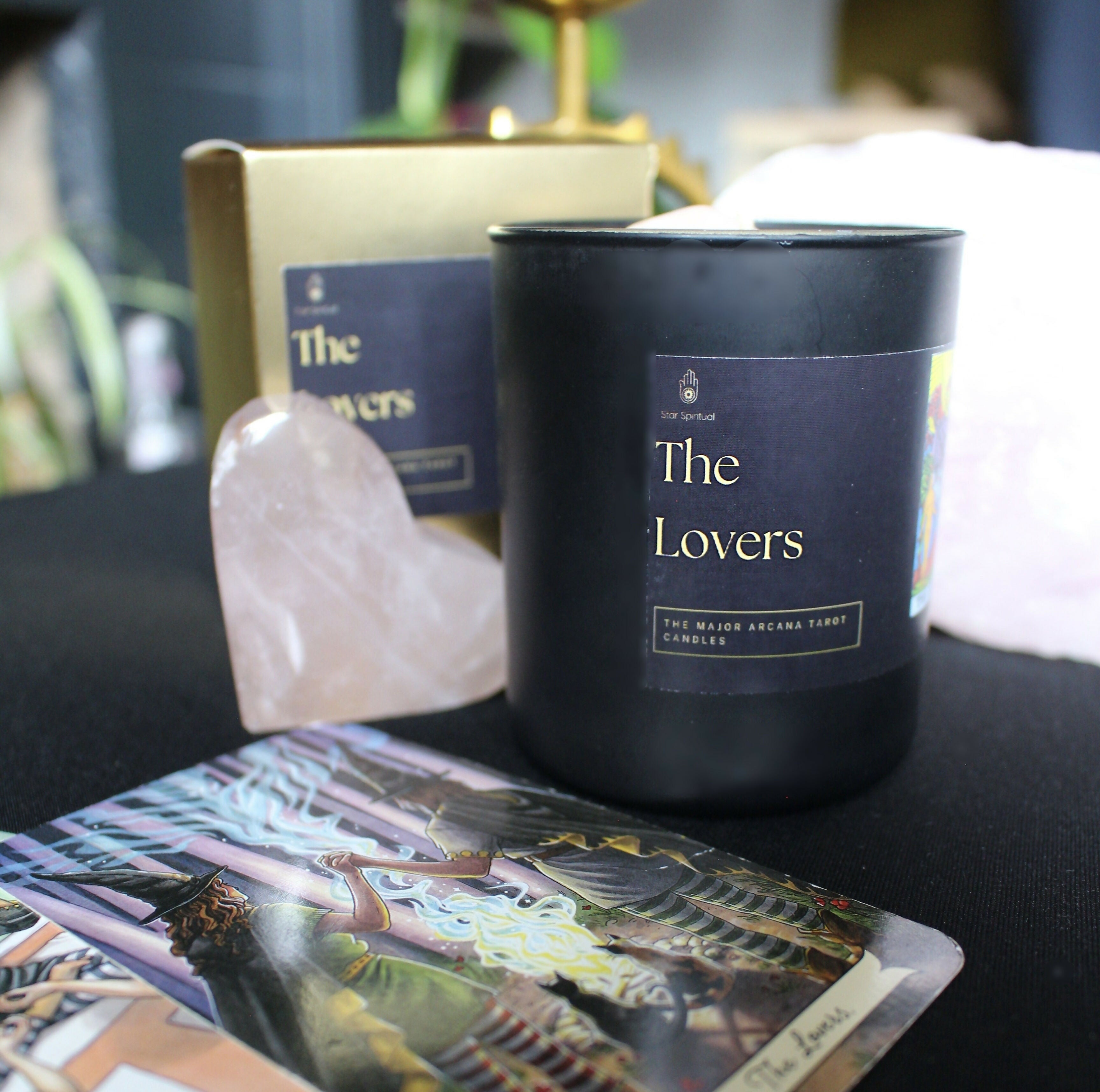 The Lovers Tarot Candle