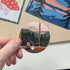 Window to the Mountains Illustrated Vinyl Sticker