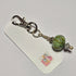 CHARMING GLASS BAG CHARM/KEYRING