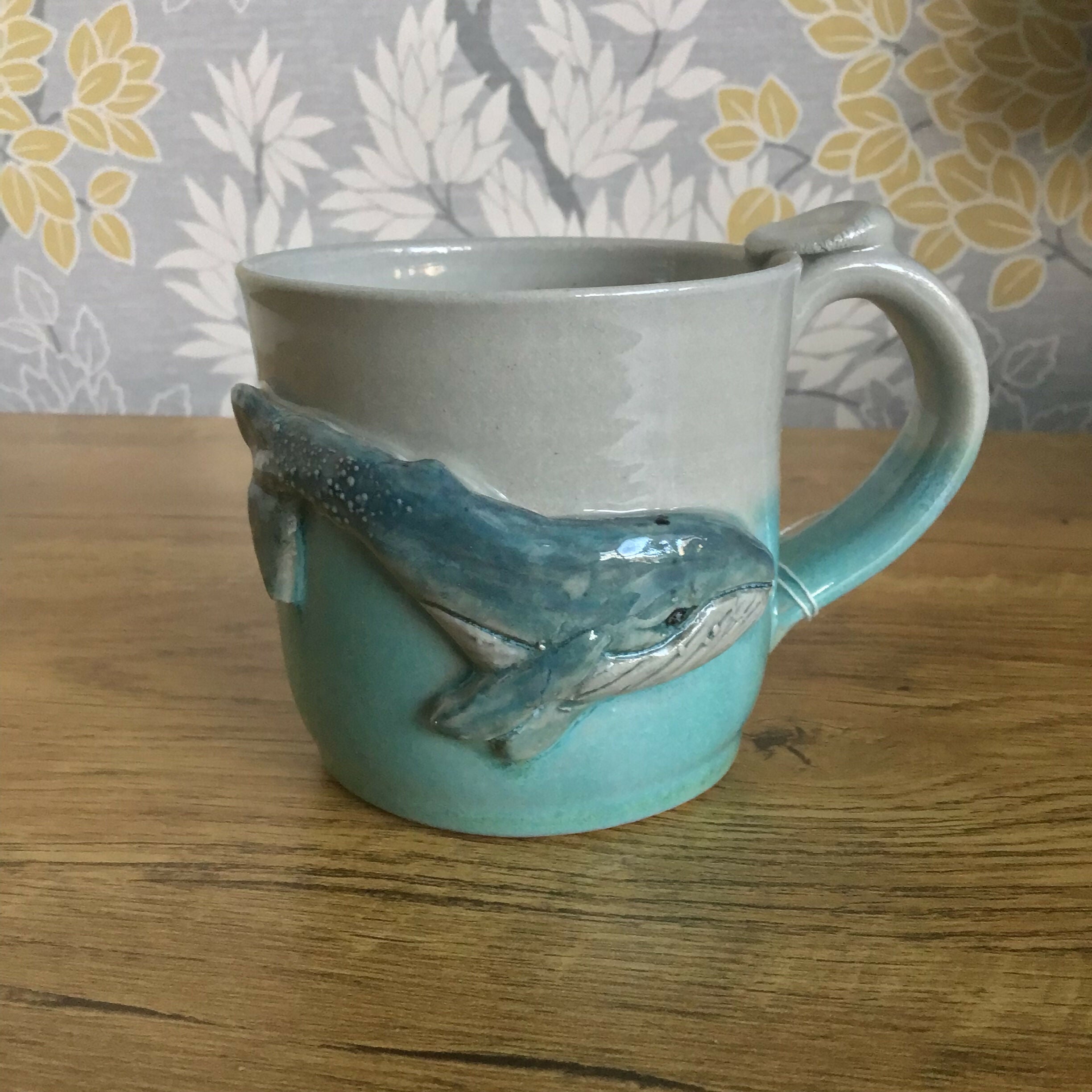 Sculpted Whale Mug