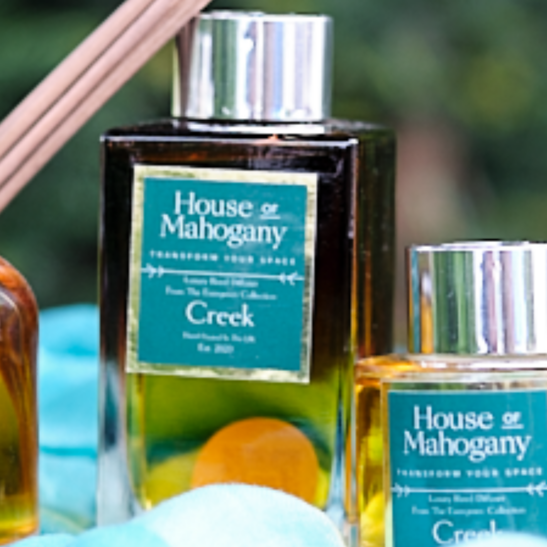 Creek Reed Diffuser & Black Fibre Sticks