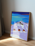 Snow Mountain Art Print