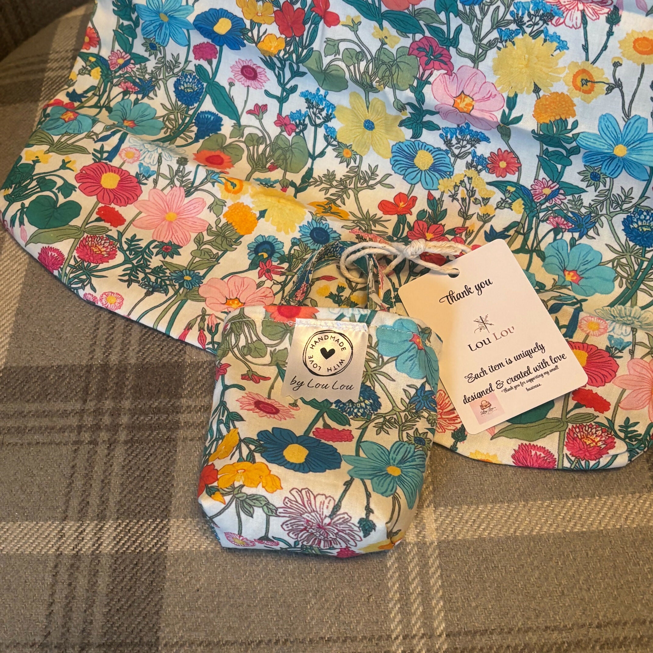 Handcrafted Shopping Tote Bag In A Bag Foldable Bag