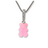 Sugar Coated Gummy Bear Pendant in Bubblegum Pink