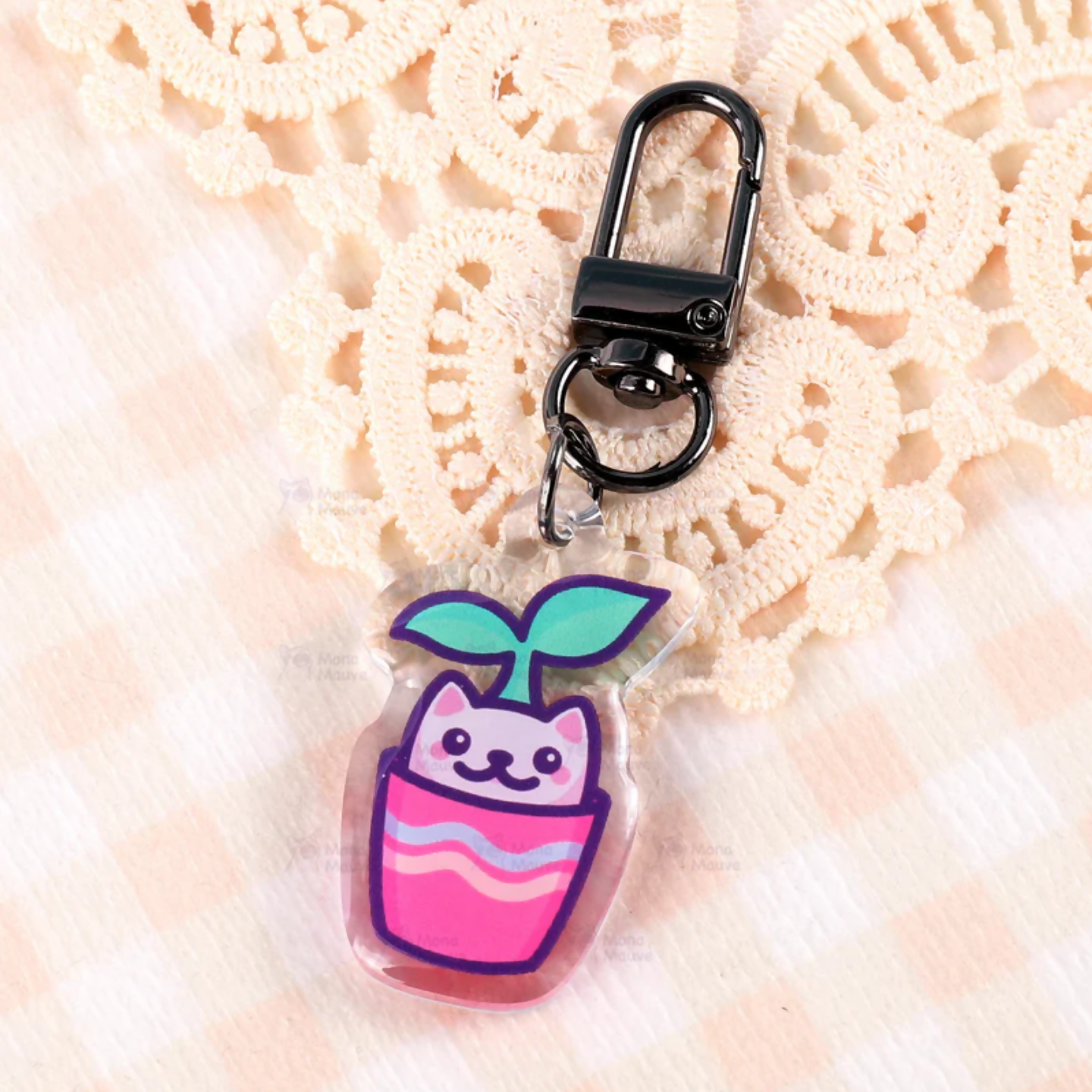 Epoxy Cat Keychain | Cute Cat Bag Charm | Multiple Designs
