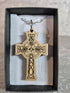 Handcrafted and Engraved Celtic Cross Pendant