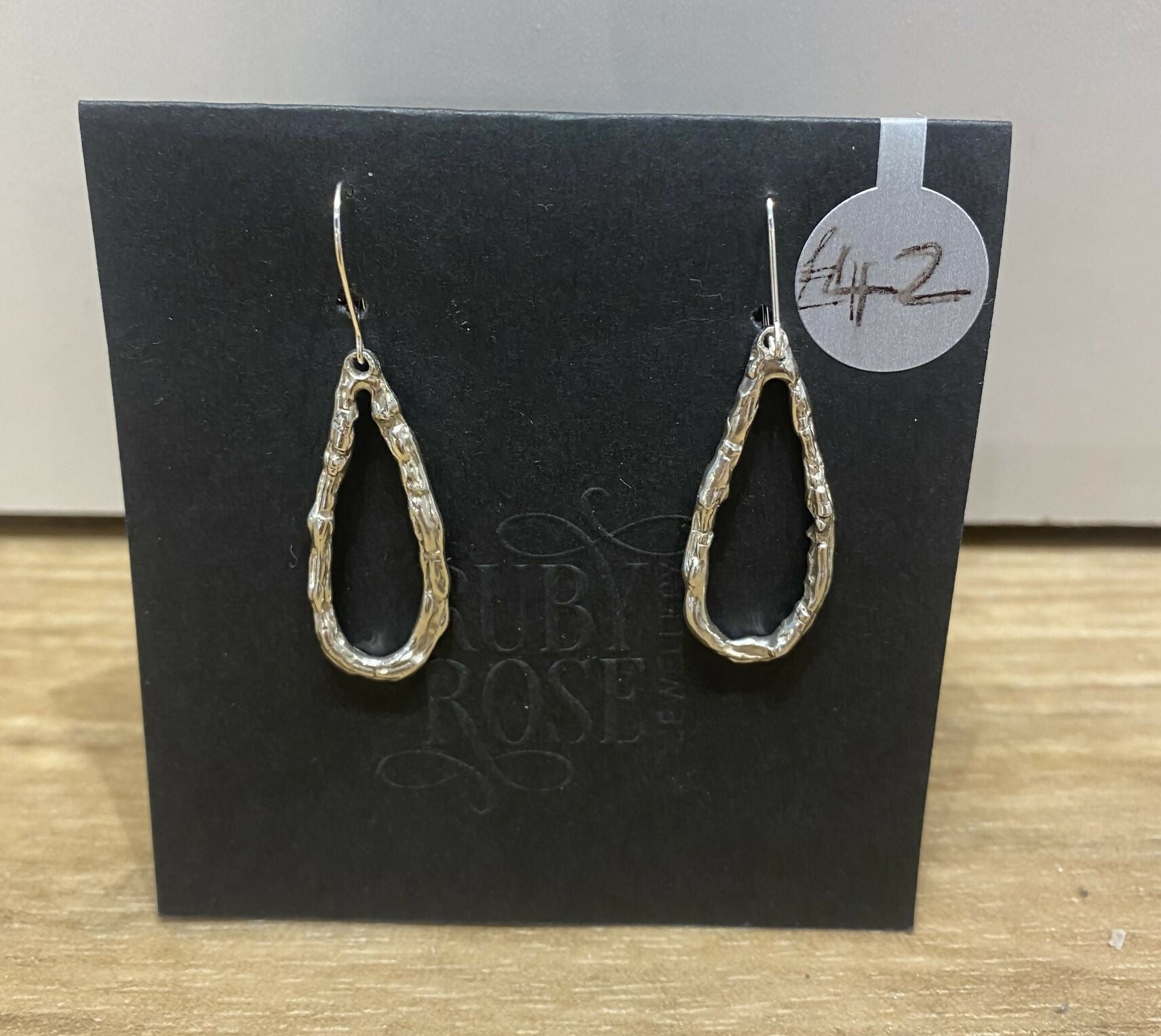 Silver Leaf Shaped Dangle