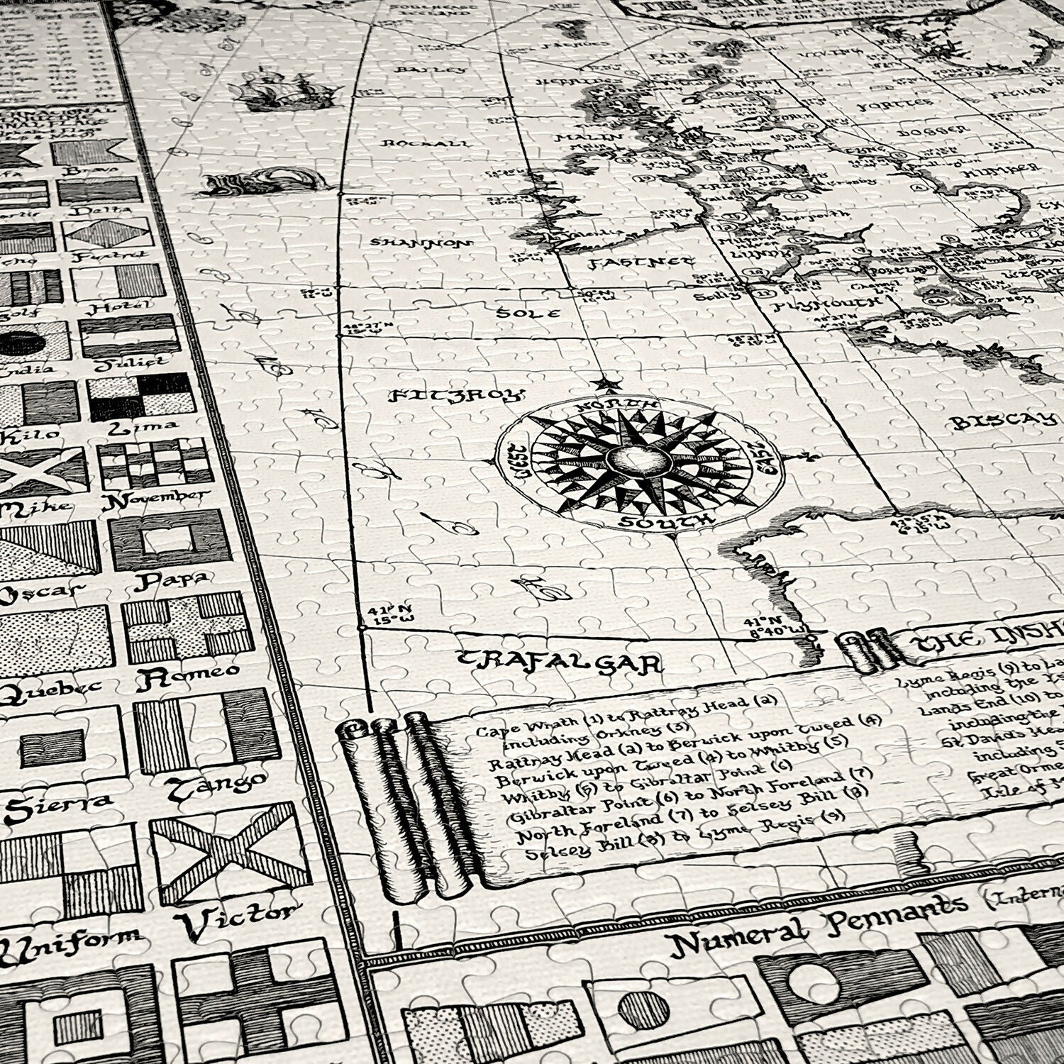 Shipping Forecast Map Jigsaw Puzzle 1000 Pieces