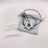 Christmas Star - Handmade Chunky Silver Star Pendant on Cotton Cord