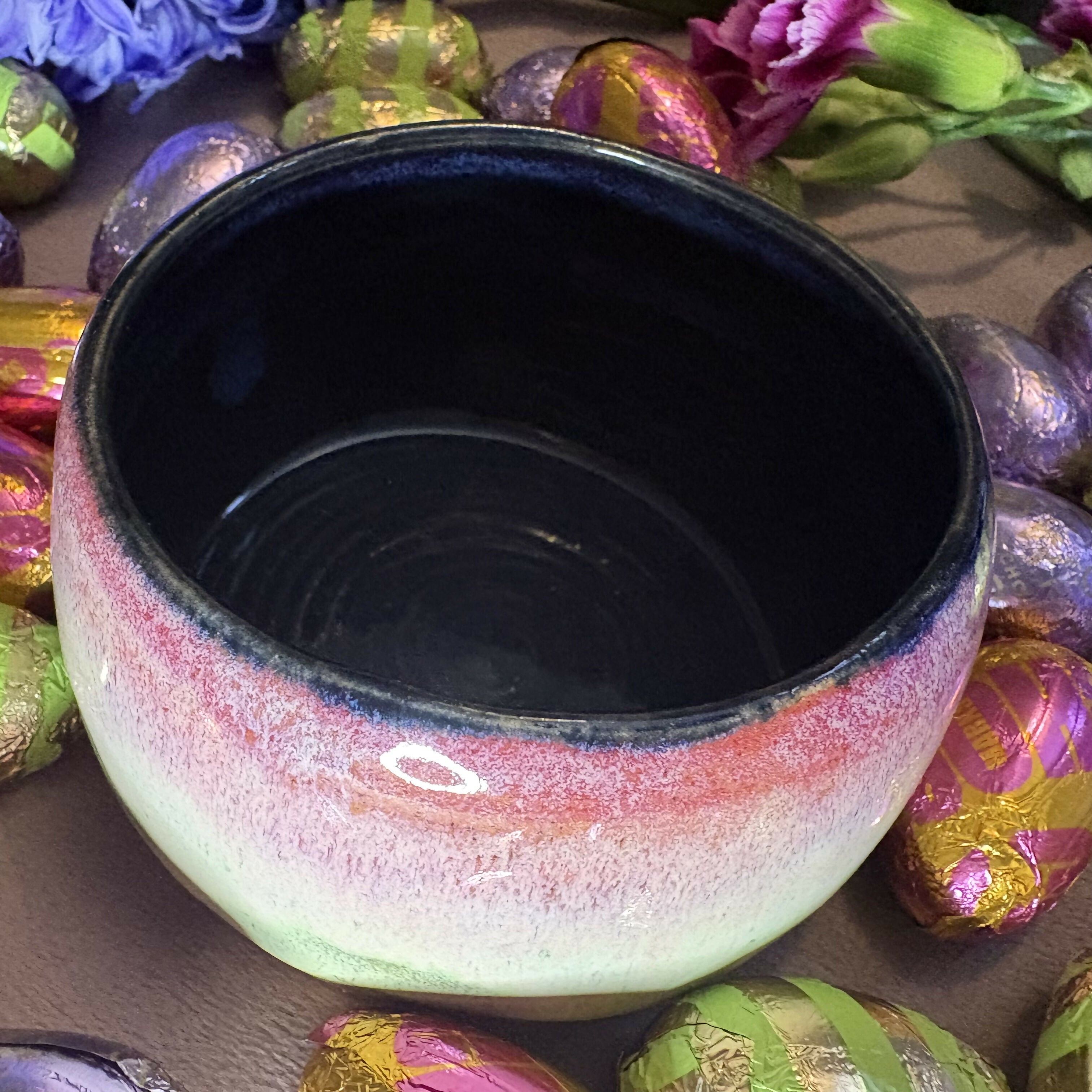 Misty Pink & Green Bowl