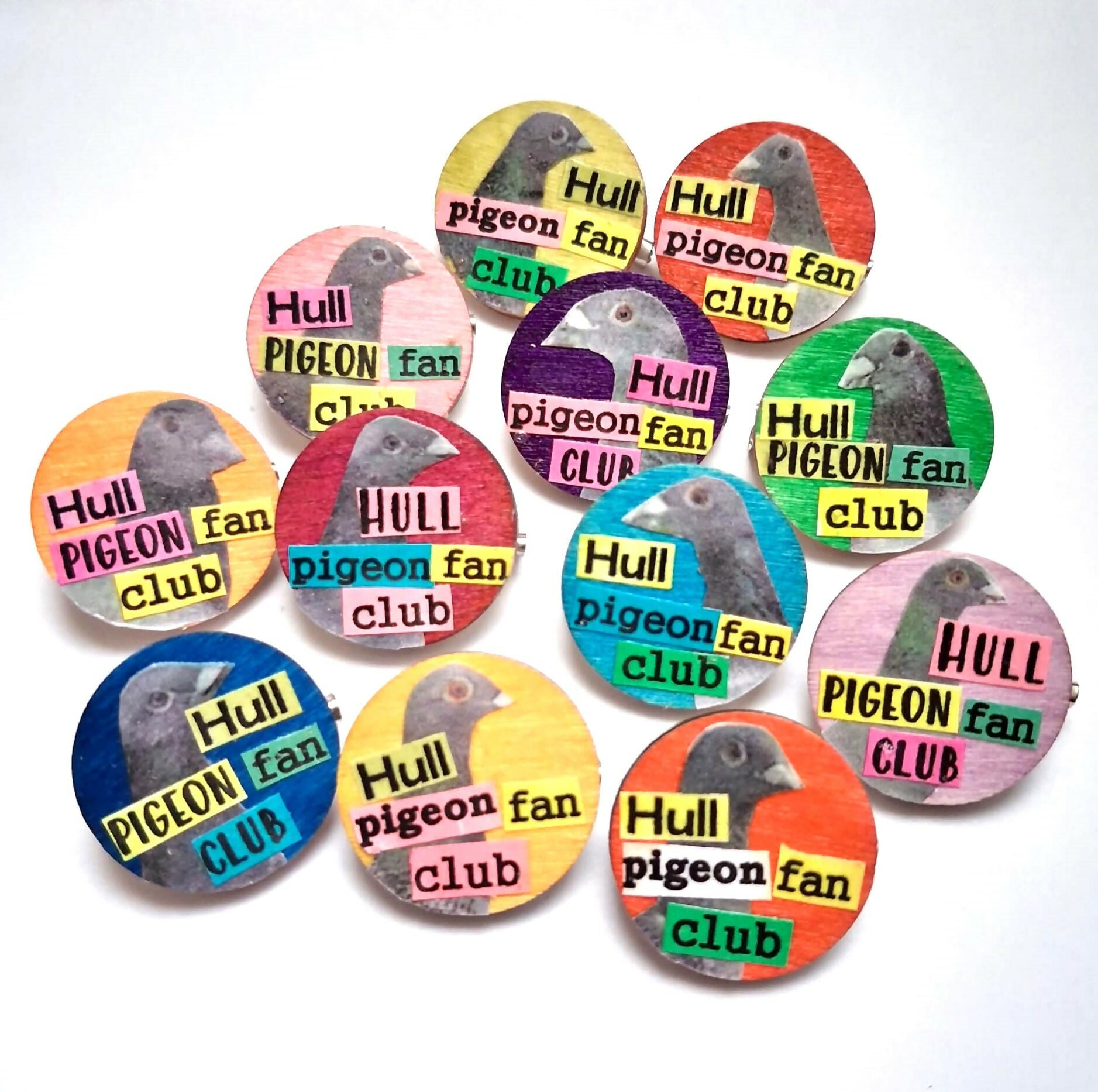 Hull Pigeon Fan Club Badge