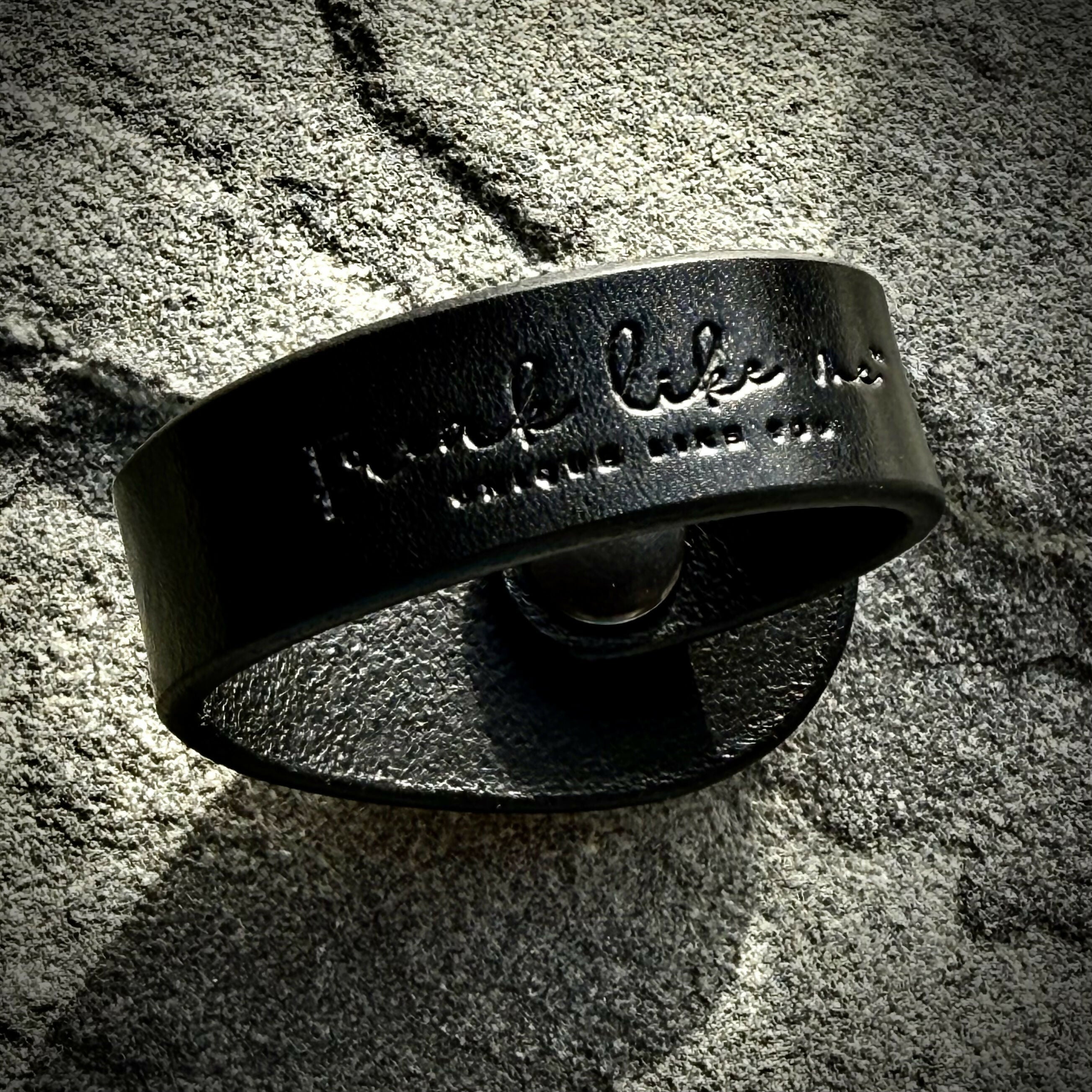 Handcrafted Natural Leather & Moss Agate Gemstone Bracelet - Size S or M