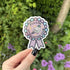 Pigeon Appreciation Club Rosette Holographic Sparkly Vinyl Die Cut Sticker