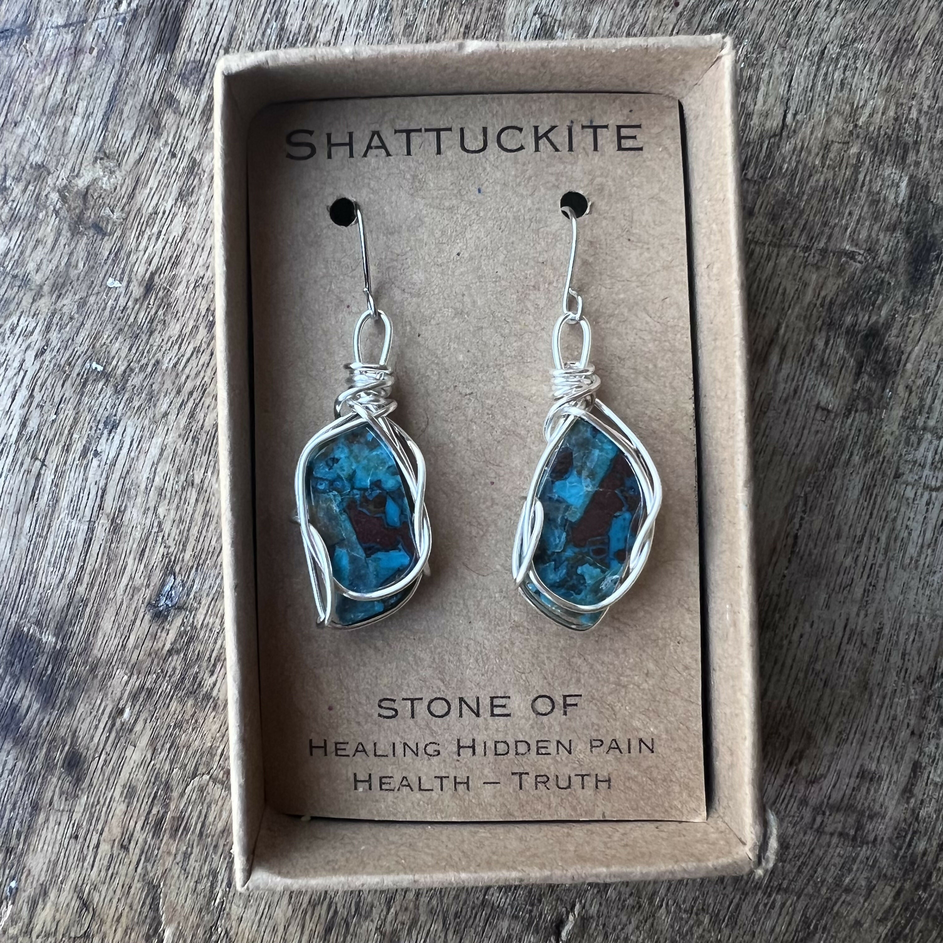 Shattukite Earrings