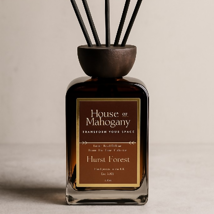 Hurst Forest Reed Diffuser & Black Fibre Sticks