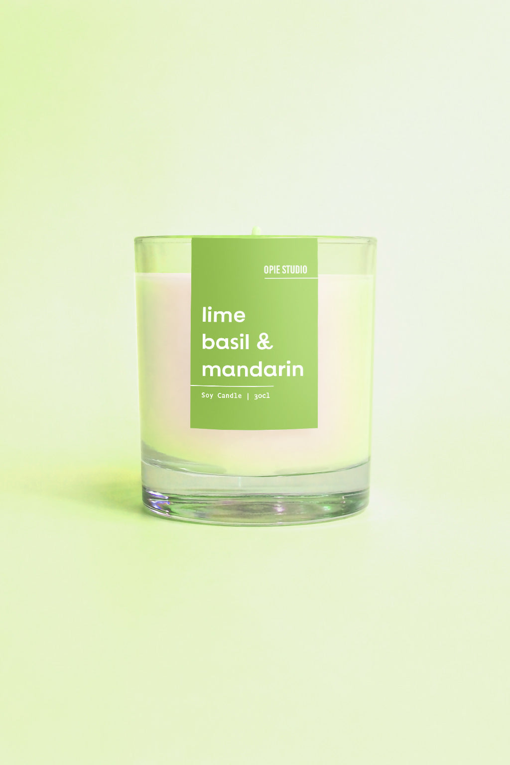 Lime Basil & Mandarin Candle - Opie Studio