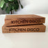 Engraved Oak Chopping Block - Kitchen Disco