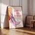 LET'S GO GIRLS WALL ART PRINT