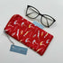 Glasses Case - Red Swimmers
