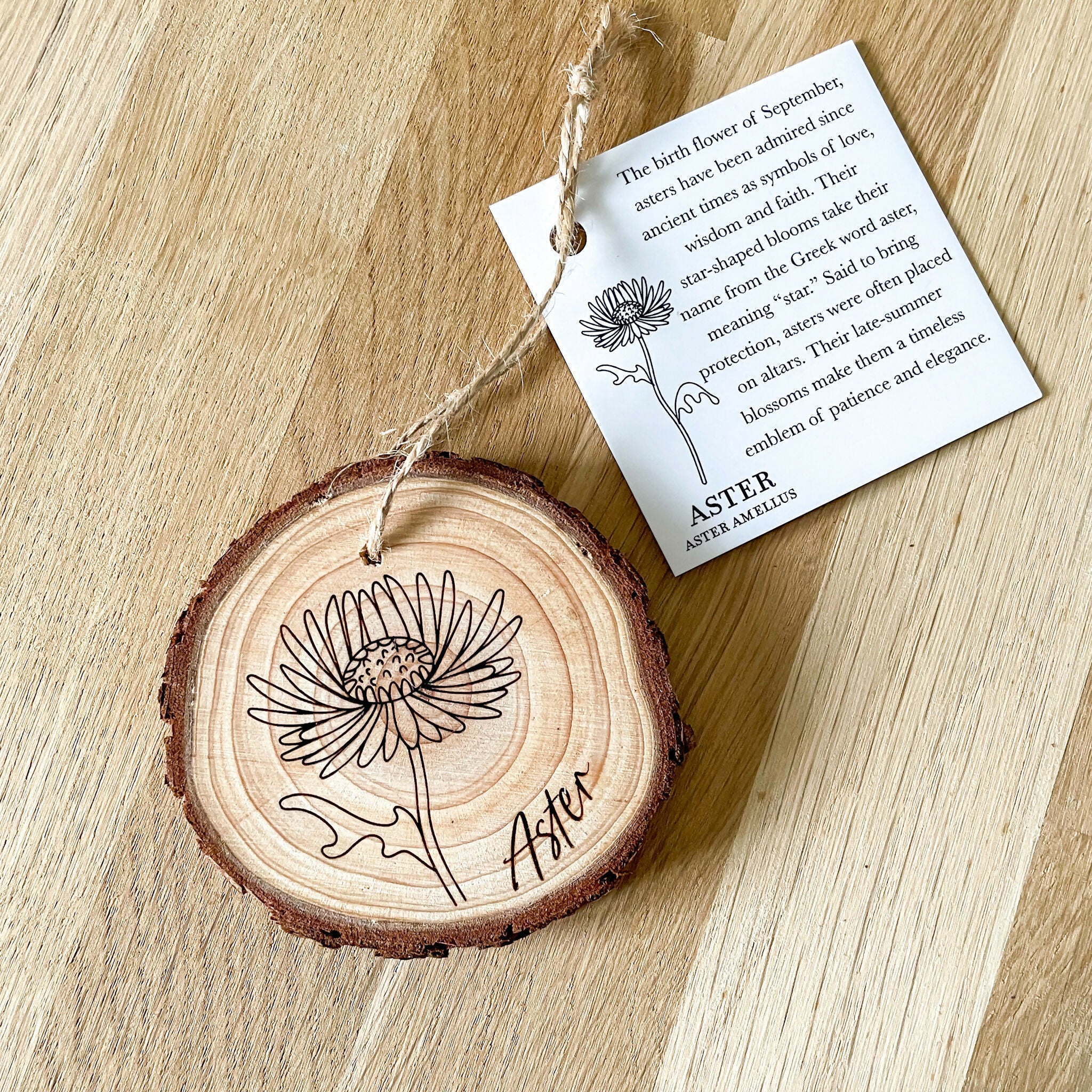 Birth Flower Hanging Decorations