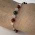HEALING CRYSTAL & STERLING SILVER STRETCH BRACELET WITH AROMATHERAPY BEADS TO HELP WITH GIVING & RECEIVING LOVE