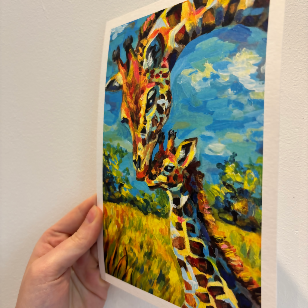 A5 Giraffe Print