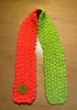 PET SCARF, FUN, BRIGHT PINK AND LIME- CAT OR SMALL DOG