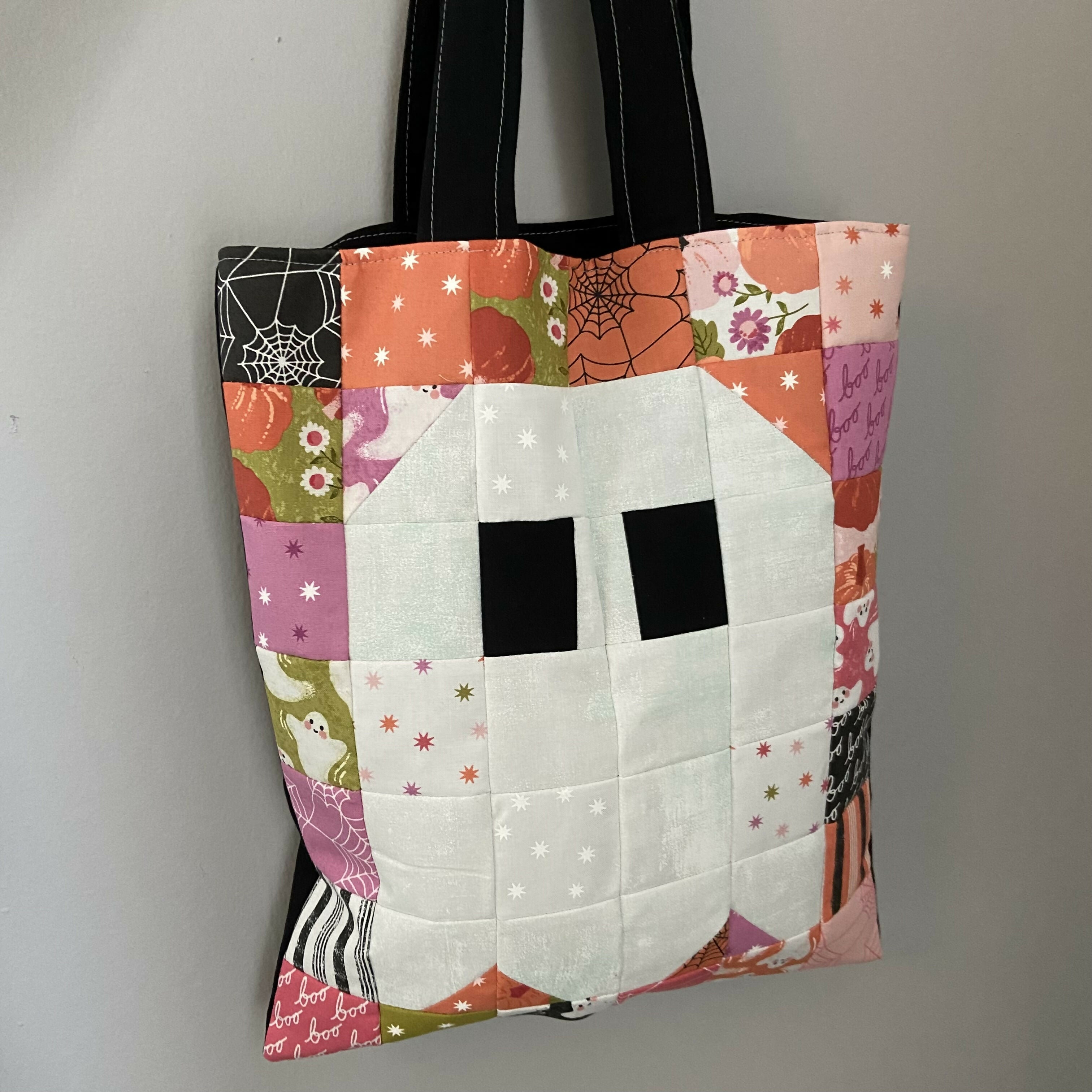 Patchwork Ghost Tote Bag