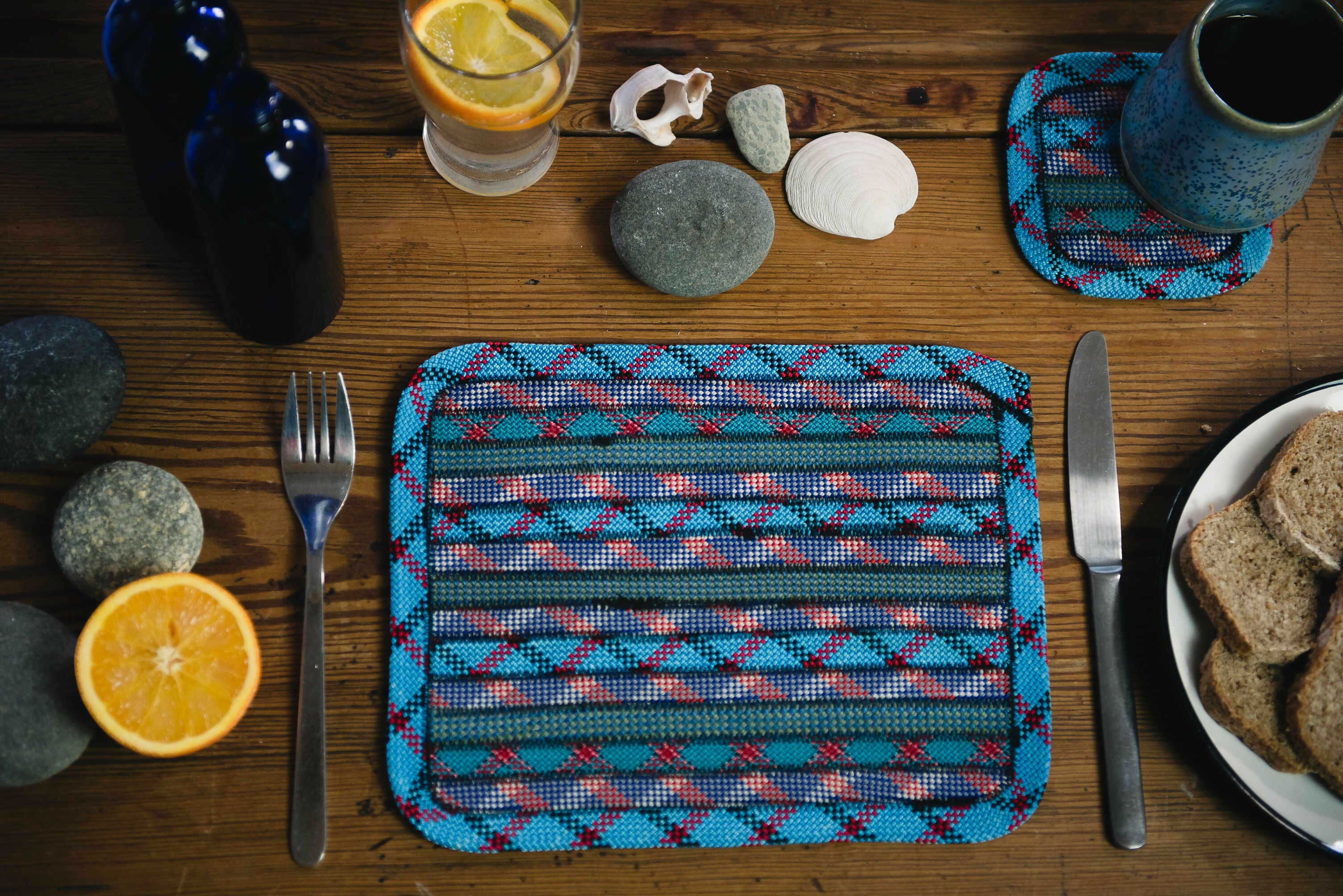 Recycled Climbing Rope Placemat / Mousemat