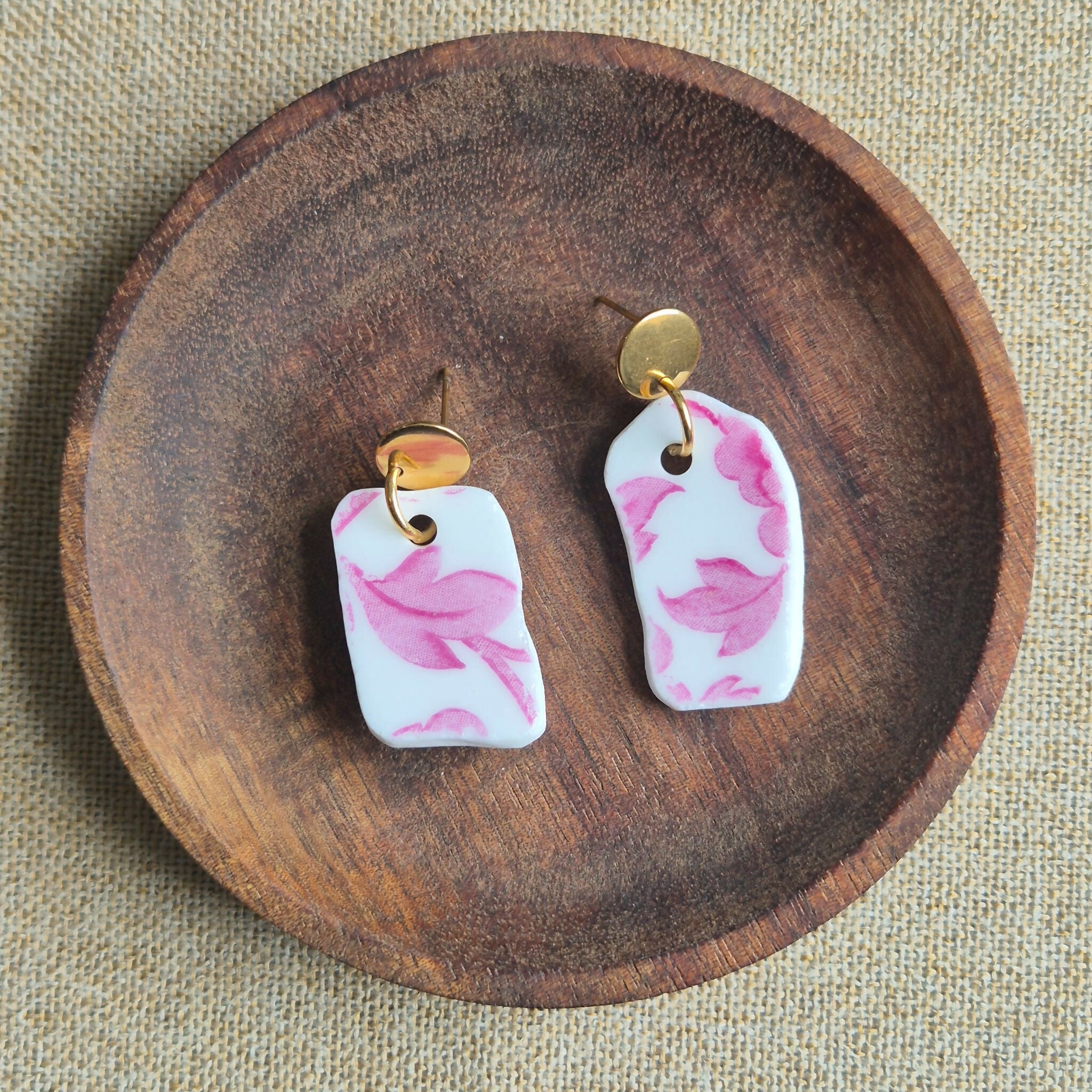 Recycled Ceramic Earring