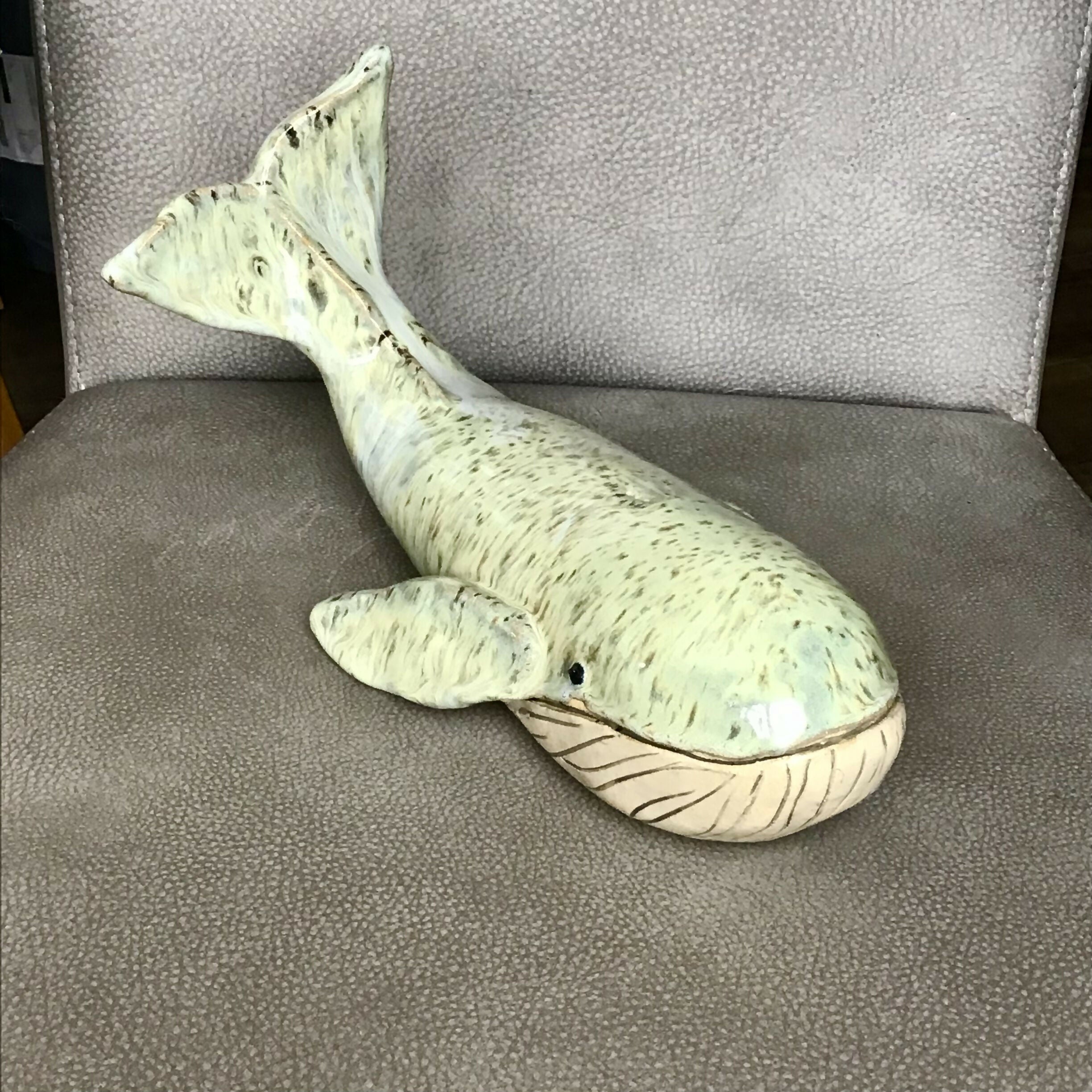 Large Ceramic Whale