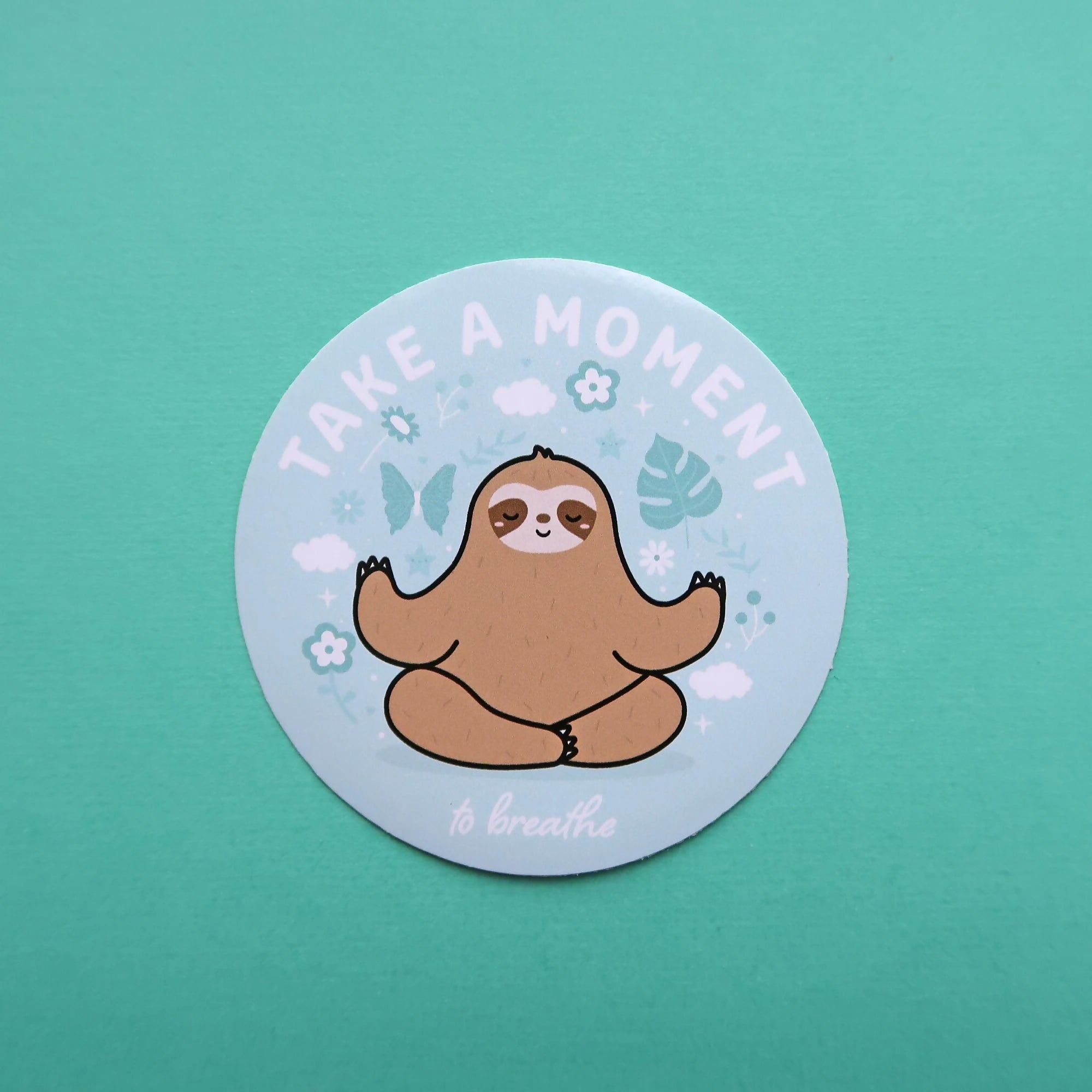 Sloth Die Cut Sticker