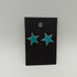 Blue Star Enamel Stud Earrings