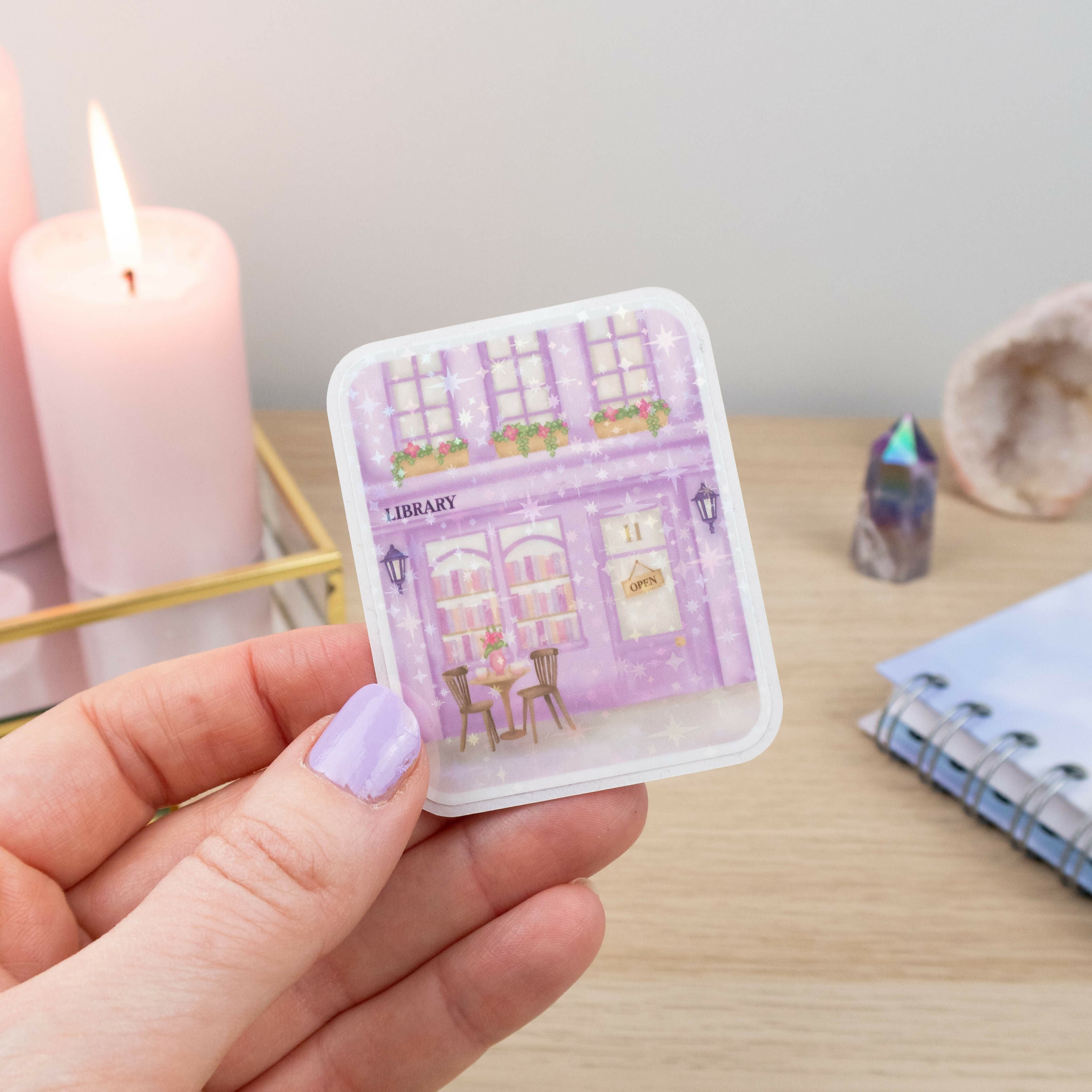 Enchanted Library Sticker Trio