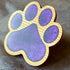 Paw coaster purple