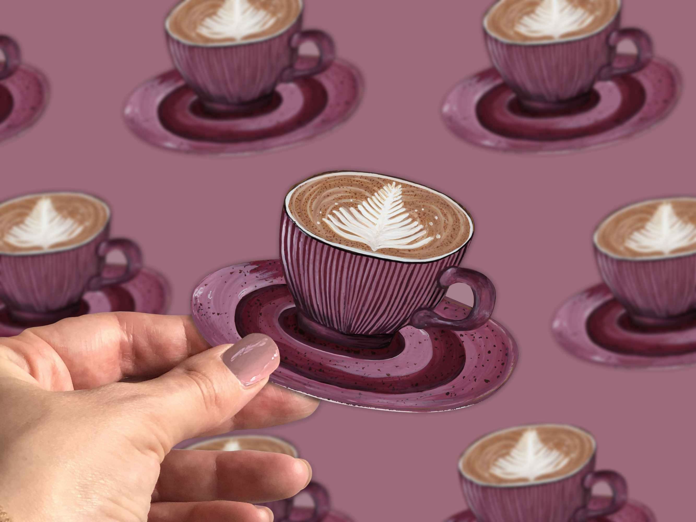 Coffee Stickers - Die Cut Stickers Pack of 3