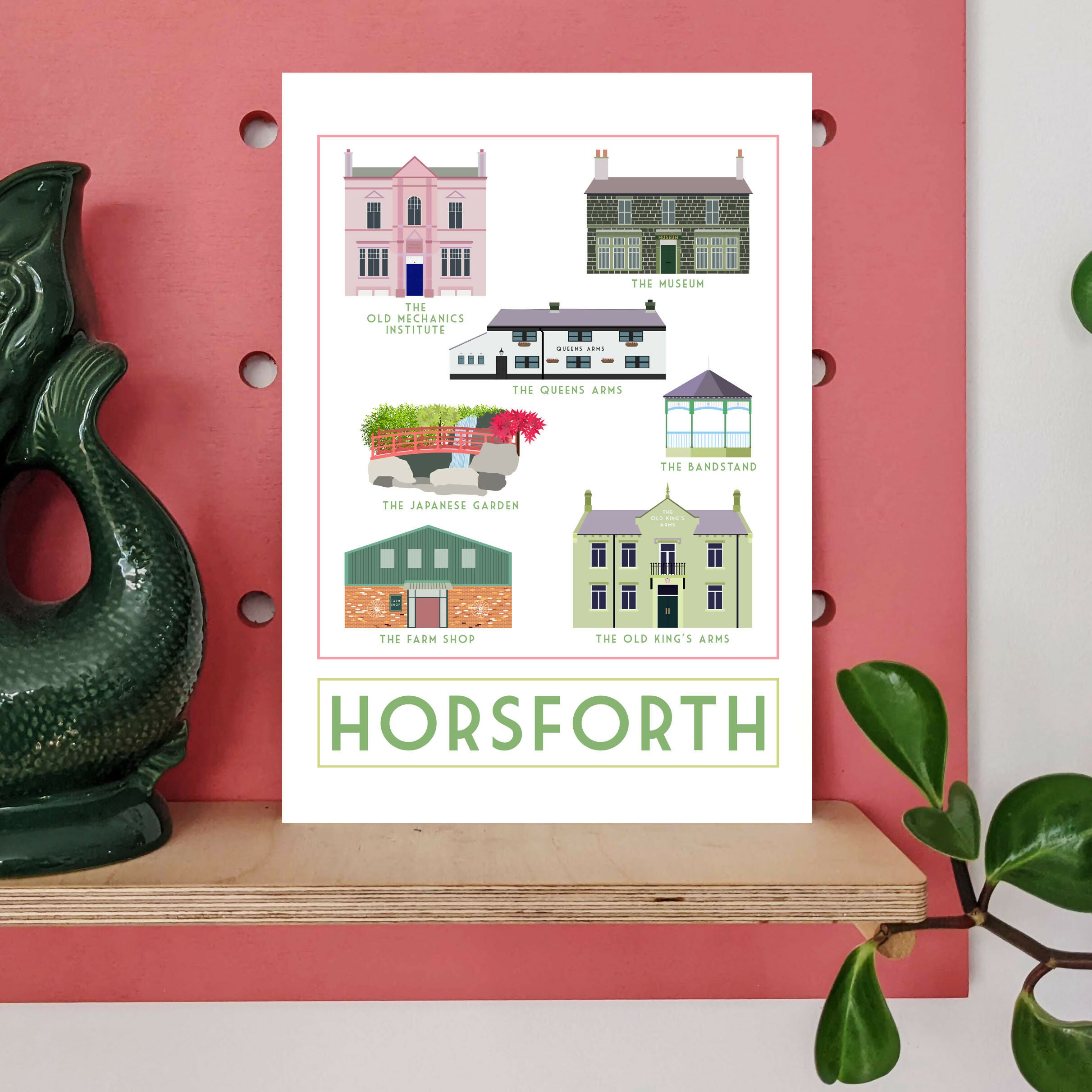 Horsforth Landmarks Travel Poster