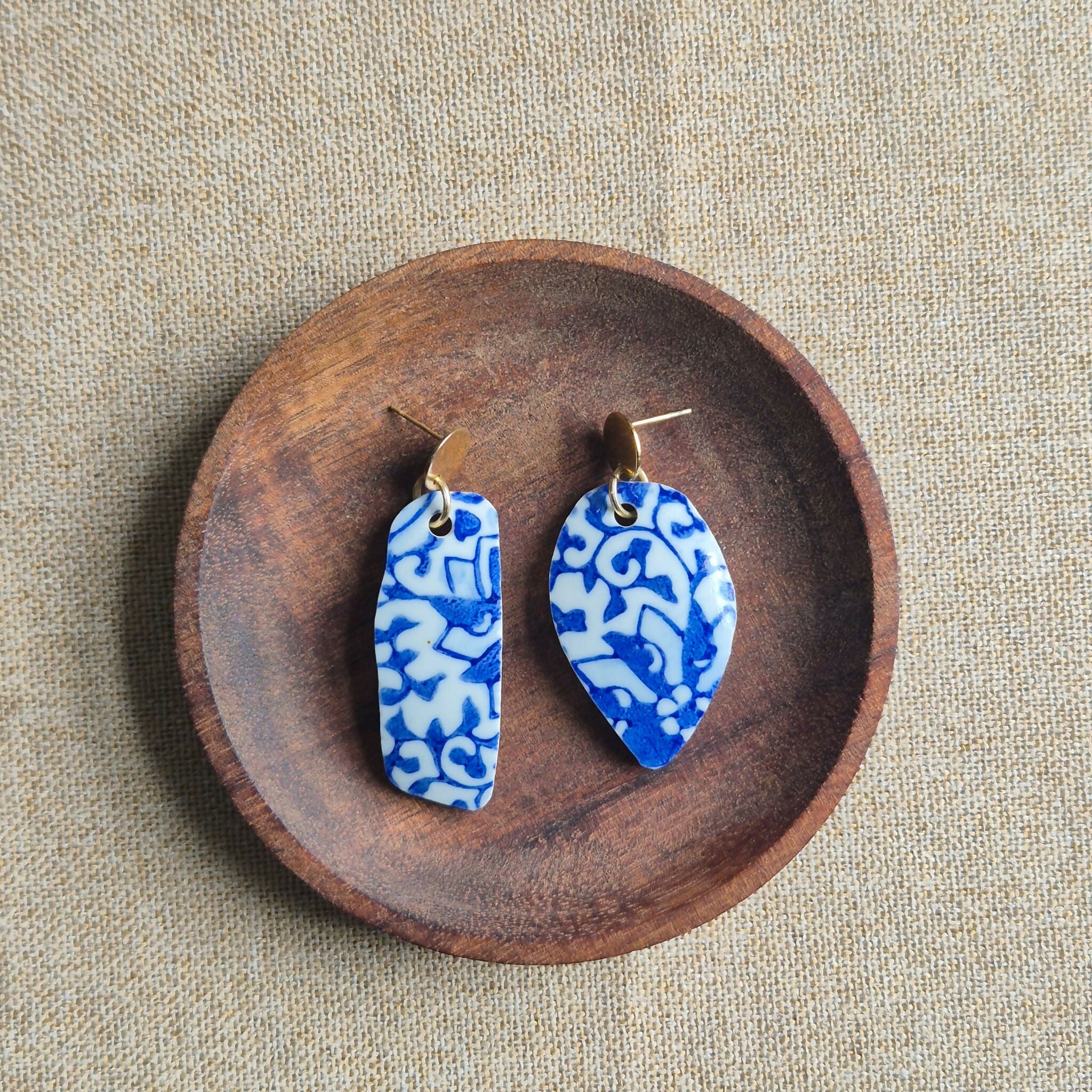Recycled Ceramic Earring