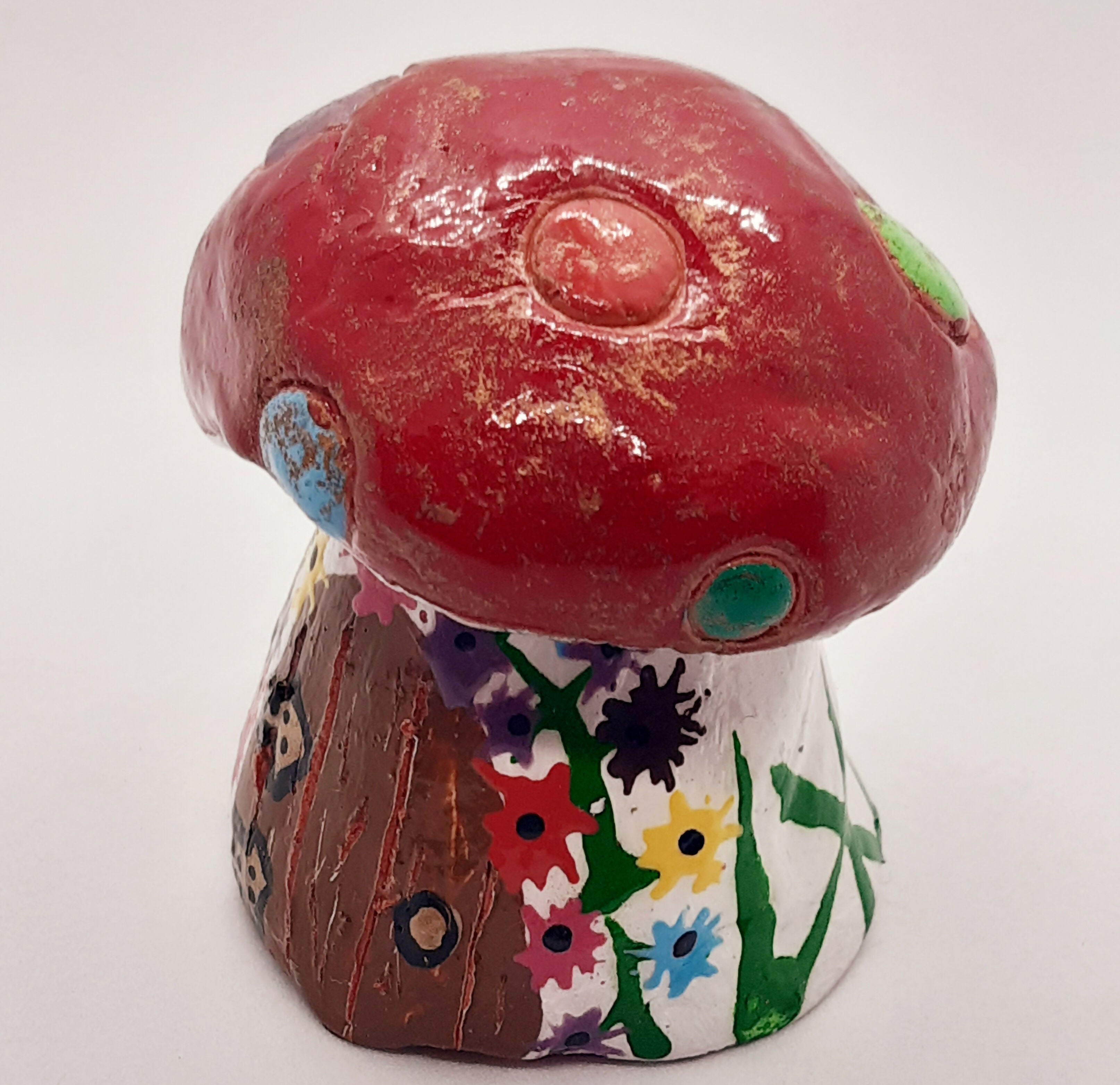 Clay Toadstool Ornament