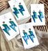 Ocean Dream Collection Polymer Clay Earrings Lightening Bolts