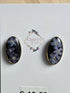 Stainless Steel Real Forget Me Not Stud Earrings