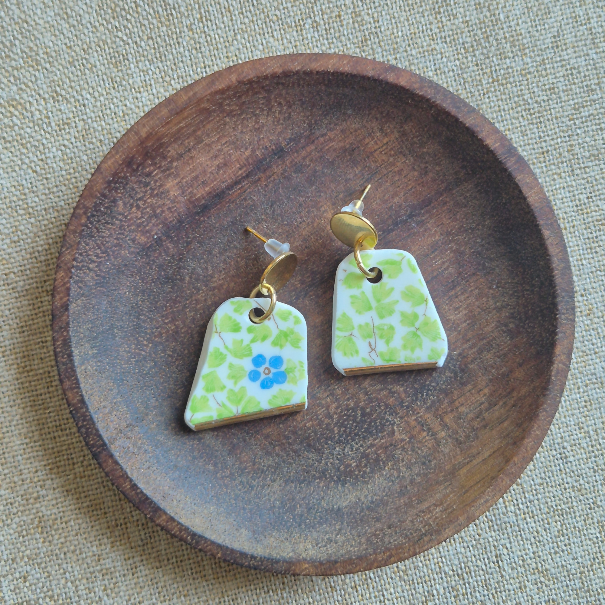 Recycled Ceramic Earring