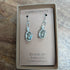 Labradorite Wire Wrapped Earrings