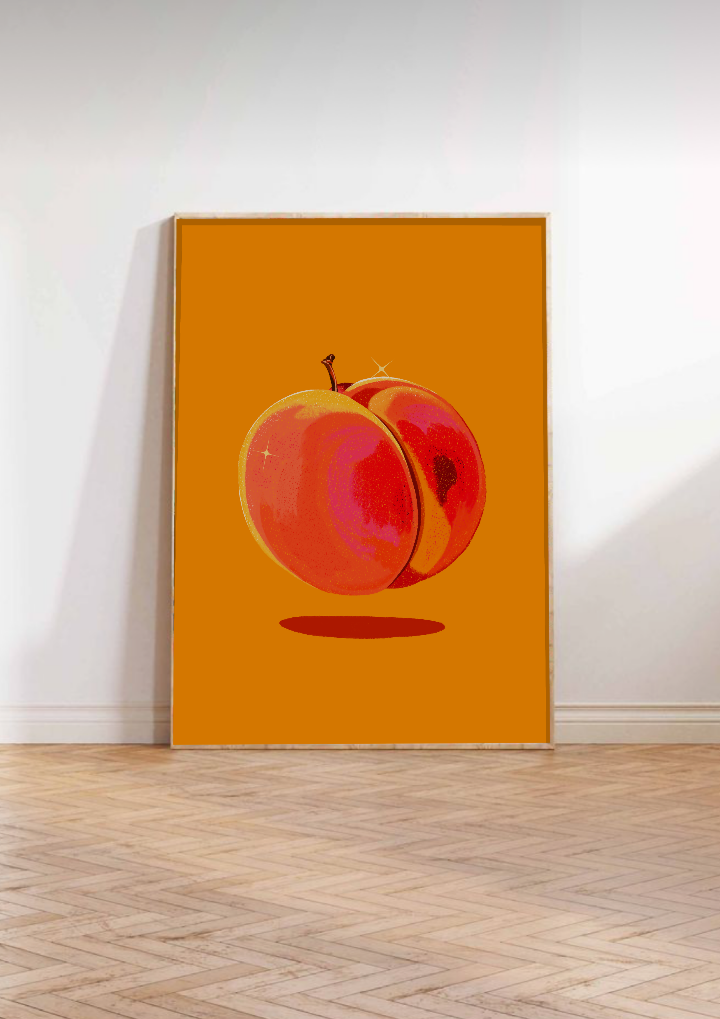 Peach Art Print