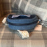 Unique Bag Round Handbag Made From Upcycled Jeans And fabric
