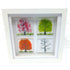 Freestanding Fused Glass 4 Seasons Picture